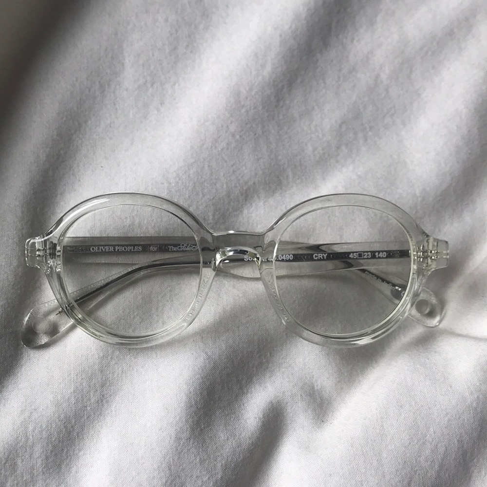 Oliver Peoples clear glasses